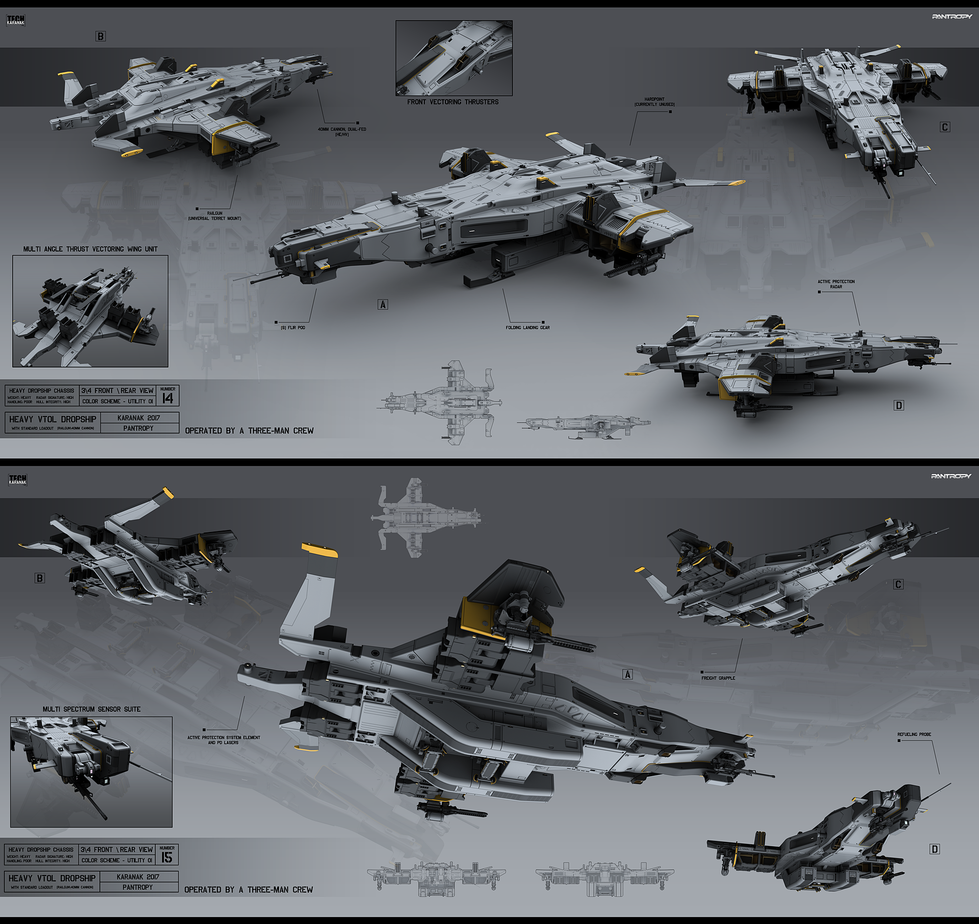 Heavy VTOL Dropship by KaranaK