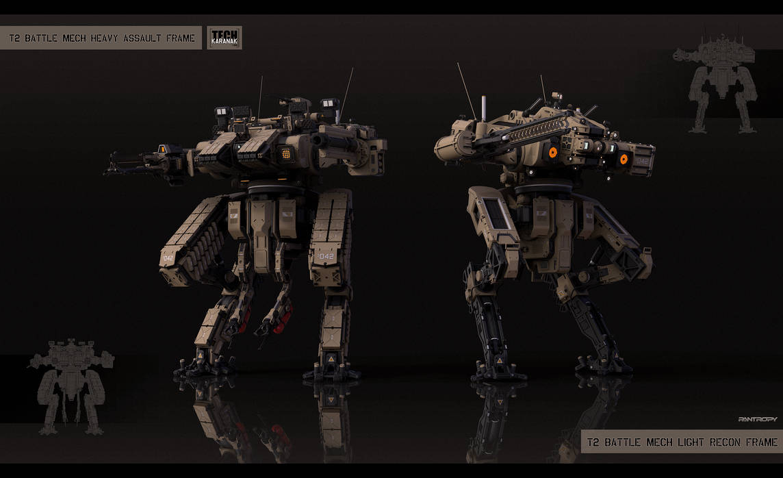Medium mech modification kits by KaranaK
