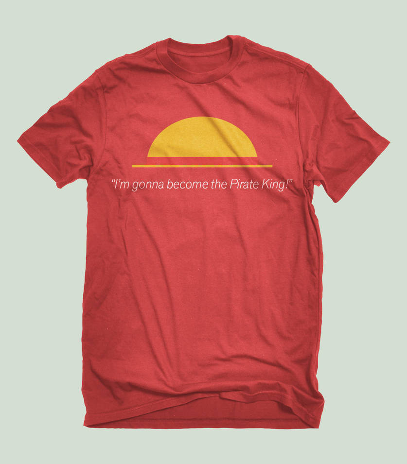 Luffy: Ambition - T-Shirt by JustTomTom