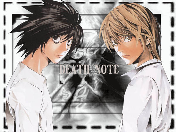 Death Note Wallpaper L Light By Tashiemoto On Deviantart