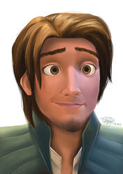 Flynn Rider being hot as usual by keikei11