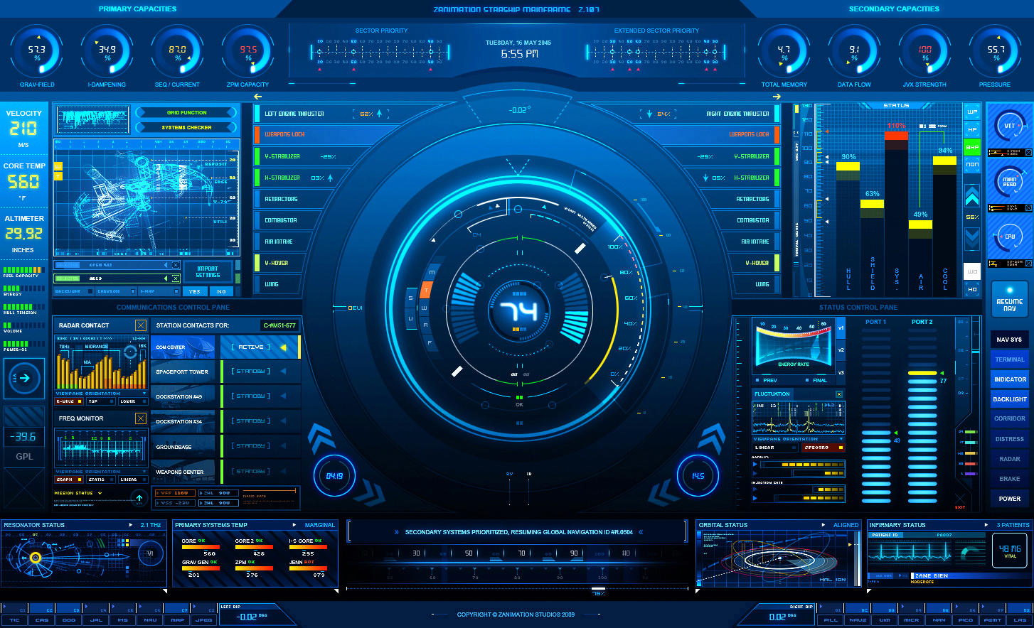 AdvancedUI: Status Screen by z-design