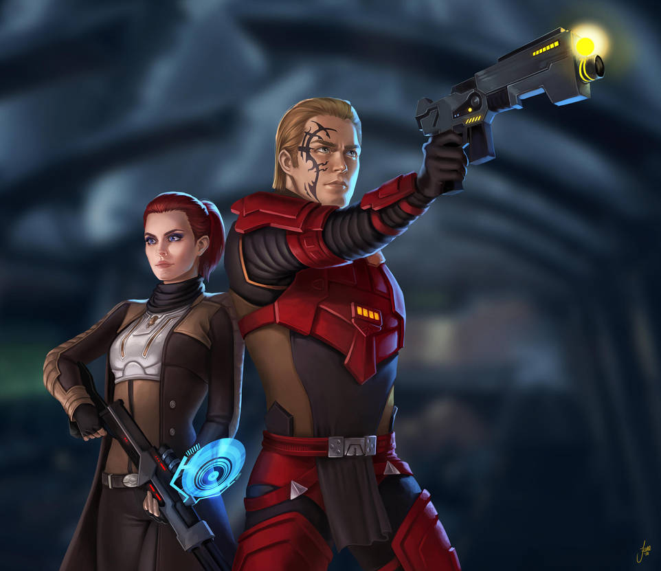 Andri and Currein by JuneJenssen