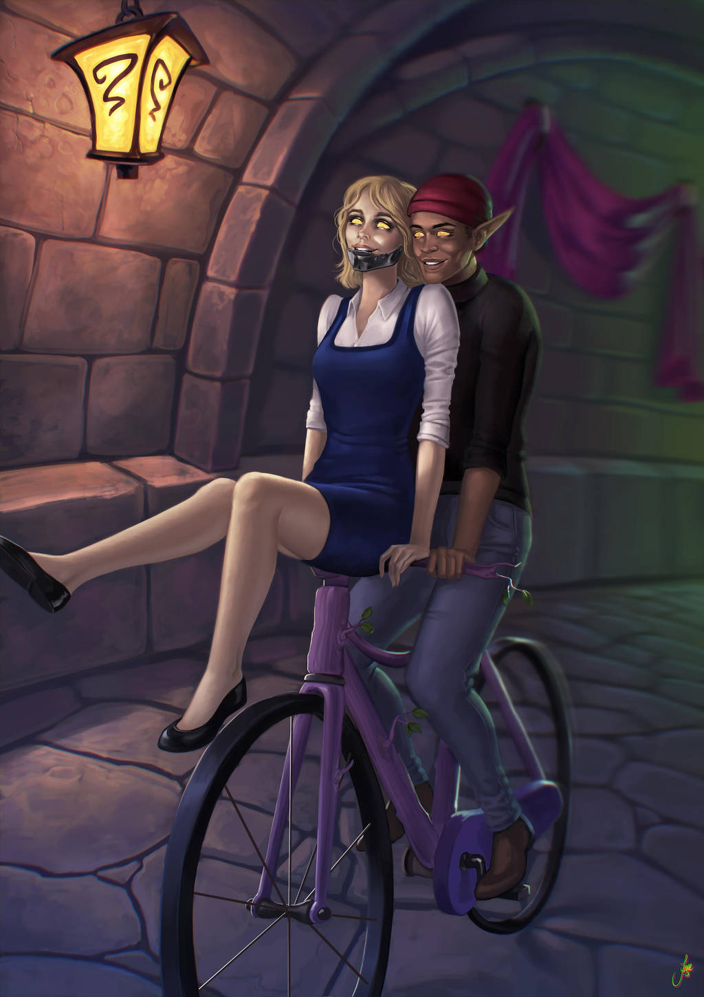 Bike ride through Undercity by JuneJenssen