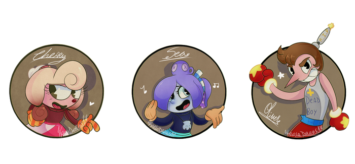 Player 1, Player 2 and 3 by KarlaDraws14