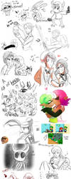 Sketch Dump 5 by KarlaDraws14