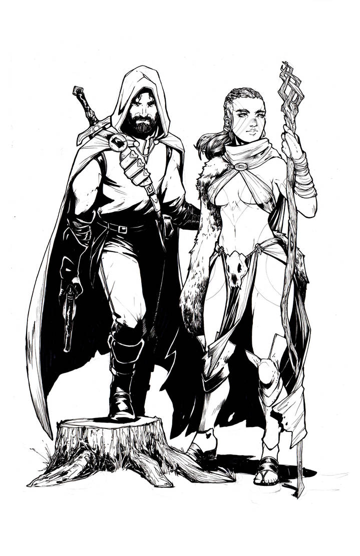 Ranger and Druid Commission by Harpokrates