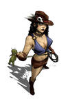 Voodoo cowgirl ~ Commission by Harpokrates