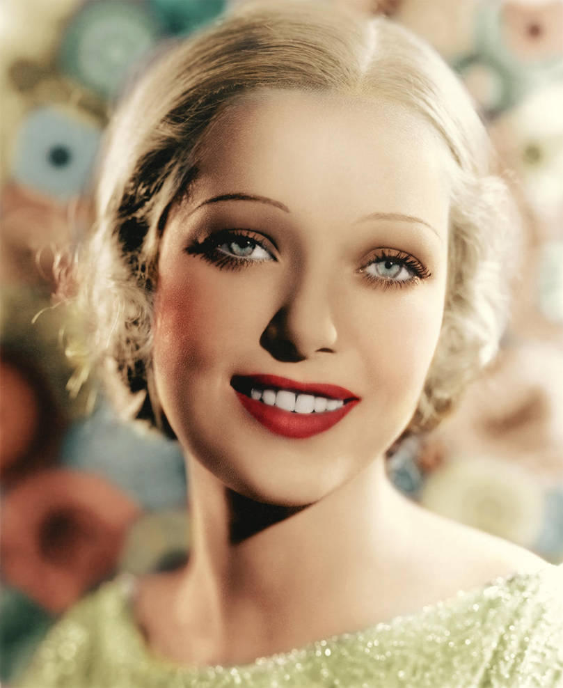 Loretta Young - Colorized by Tricia-92