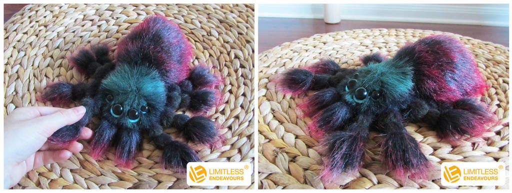 Antilles Pinktoe Tarantula Plush by LimitlessEndeavours