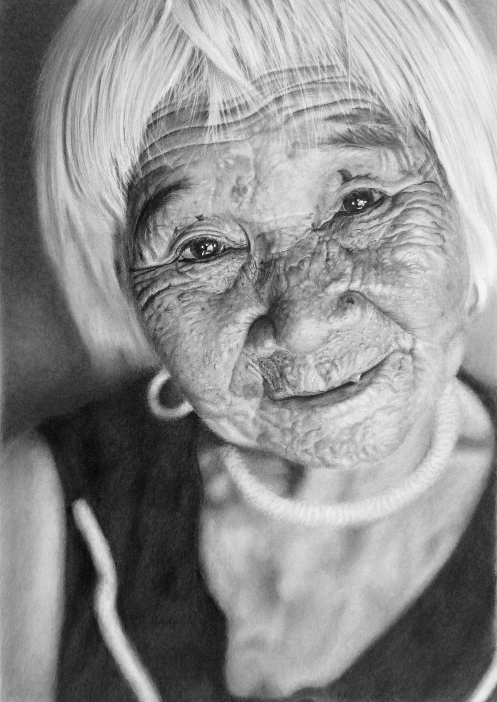 Pencil portrait of Gior by LateStarter63