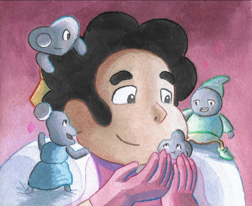 So apparently Steven is now a Disney princess with little sidekicks who must reunite his estranged family by throwing a party and inviting the entire planet I love it I wasn't expecting a "dysfunct...
