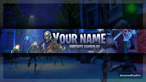 Free Fortnite Youtube Banner by zewzewGraphics on DeviantArt