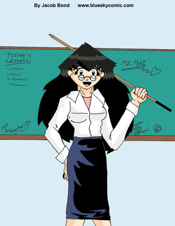 Blue Sky: School Teacher Mai by jmbond01