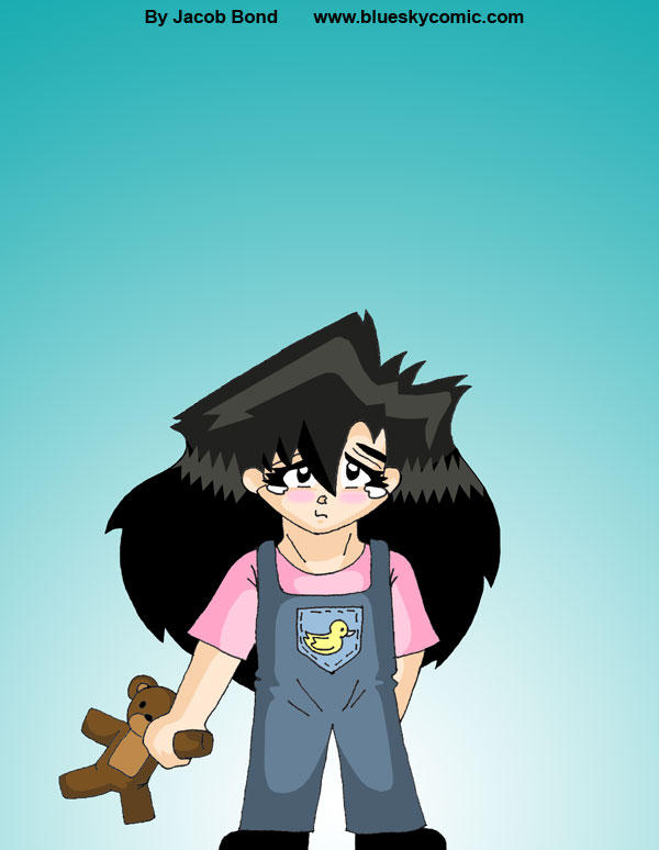 Blue Sky: Sad Chibi Sayuri by jmbond01