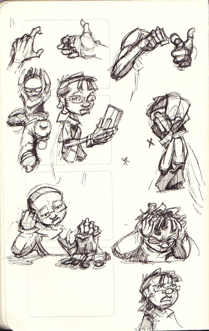 Sketchdump 3: The Red Fly by SkipperWing