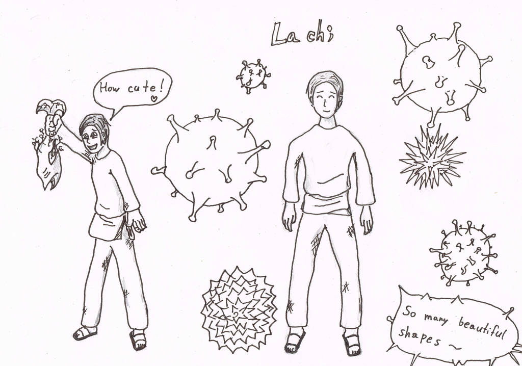 Lachi, lovable viral host by RikThunder