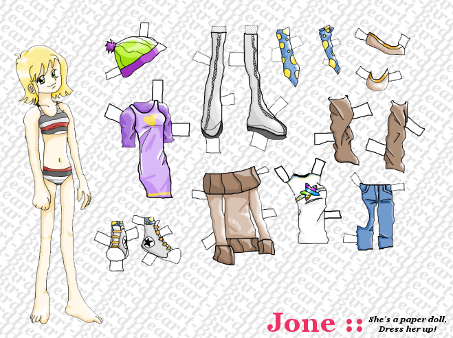 Jone Paper Doll - Regular by Heart-Bird