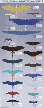 Personal - Wingspan Comparison Reference by TwilightSaint