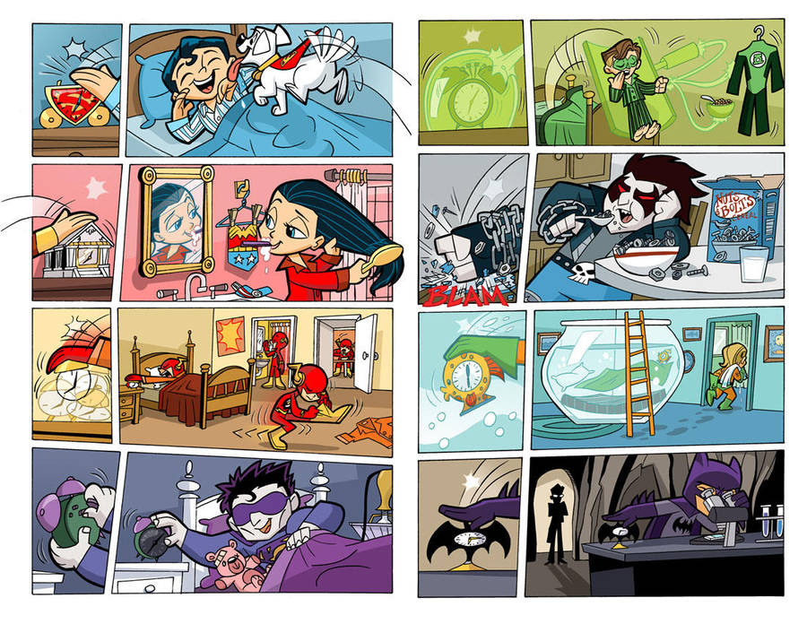 DCUElementary: pgs 2-3 by tombancroft