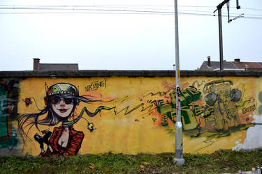 Mr Mong and Derm from the Bad Taste Crew by bigillustrations