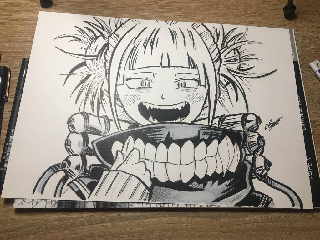 Drawing of Toga Himiko from My Hero Academia by dannymarkrogers on ...