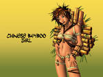 Chinese Bamboo Girl by augustc4
