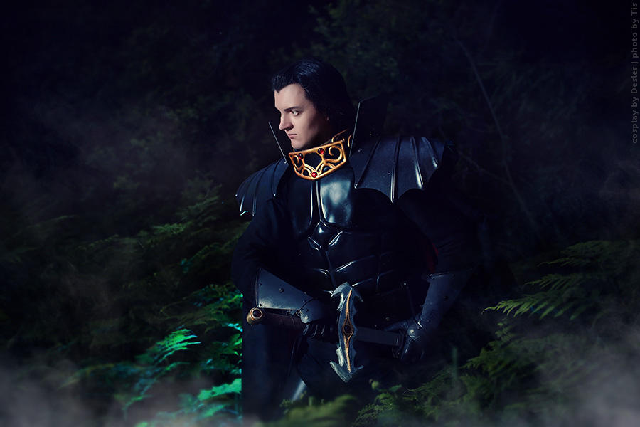 Record of Lodoss War - Ashram - Black knight by ErikDesler