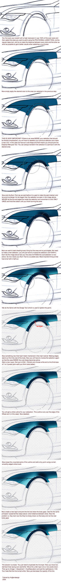 Painting a car digitally II by husseindesign