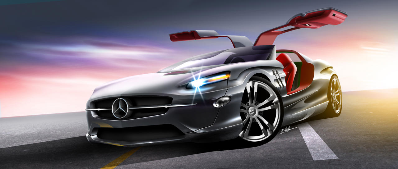 The New 300SL Gullwing by husseindesign