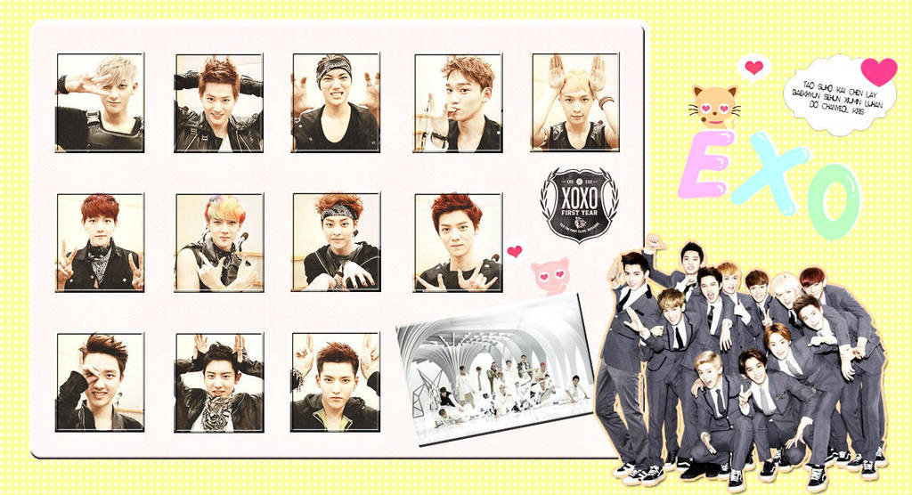 Exo Cute Wallpaper 2 By Kpopgurl D6e4rf6 By Simplysarahkim On Deviantart