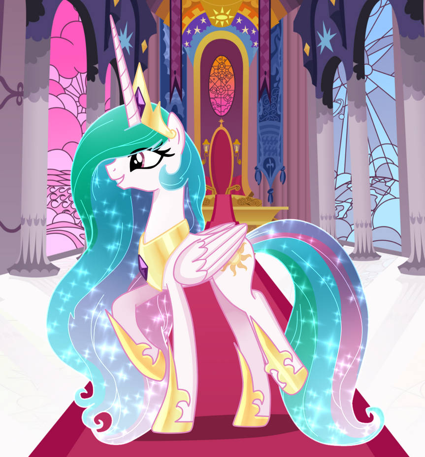 Princess Celestia (Redraw) - Mlp by SugaryIceCreamMlp on DeviantArt