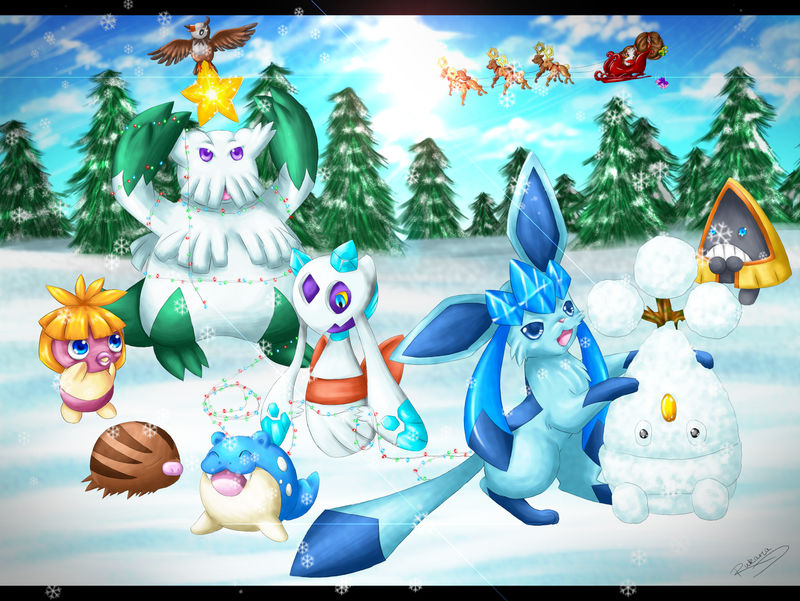 Pokemon Christmas by Rukaria