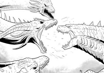 King of the Monsters: Godzilla vs Ghidorah by A3DNazRigar
