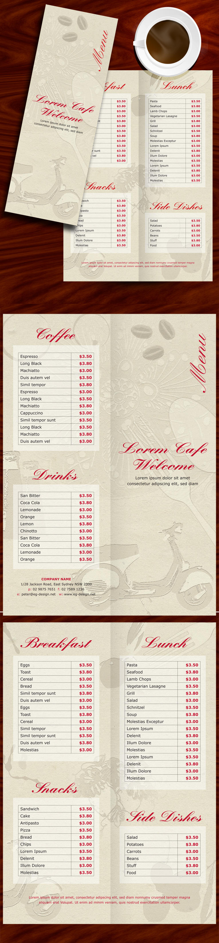 menu by egdesign01