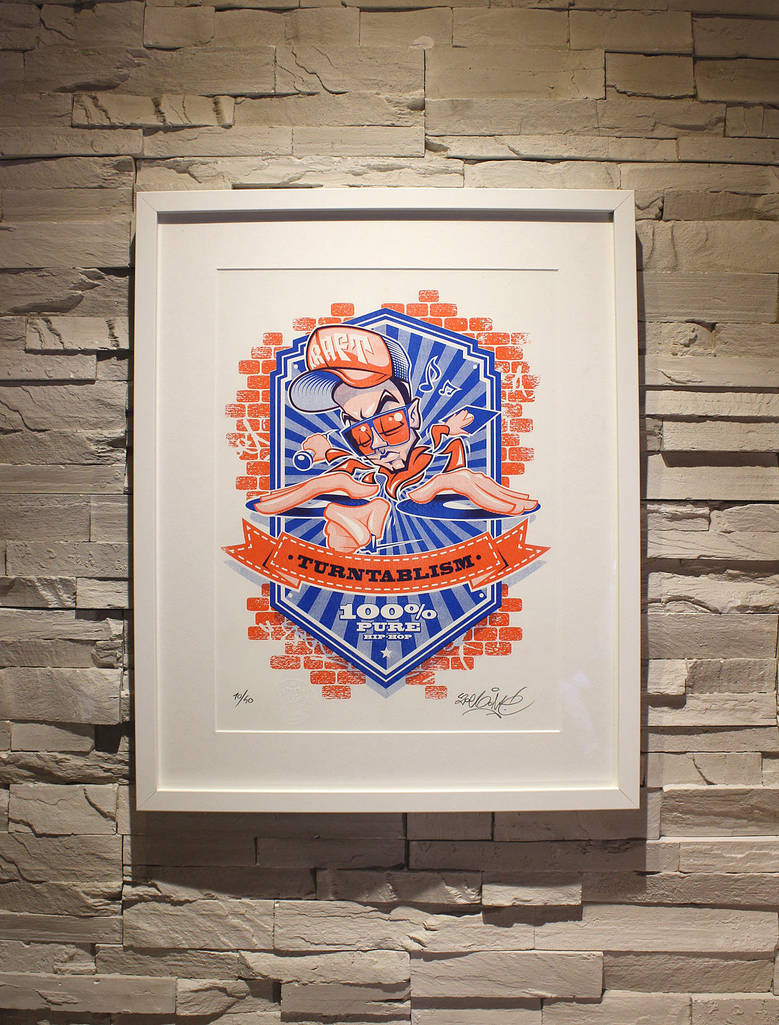 ZoelOne limited edition Riso print - The Kraft by ZoelOner