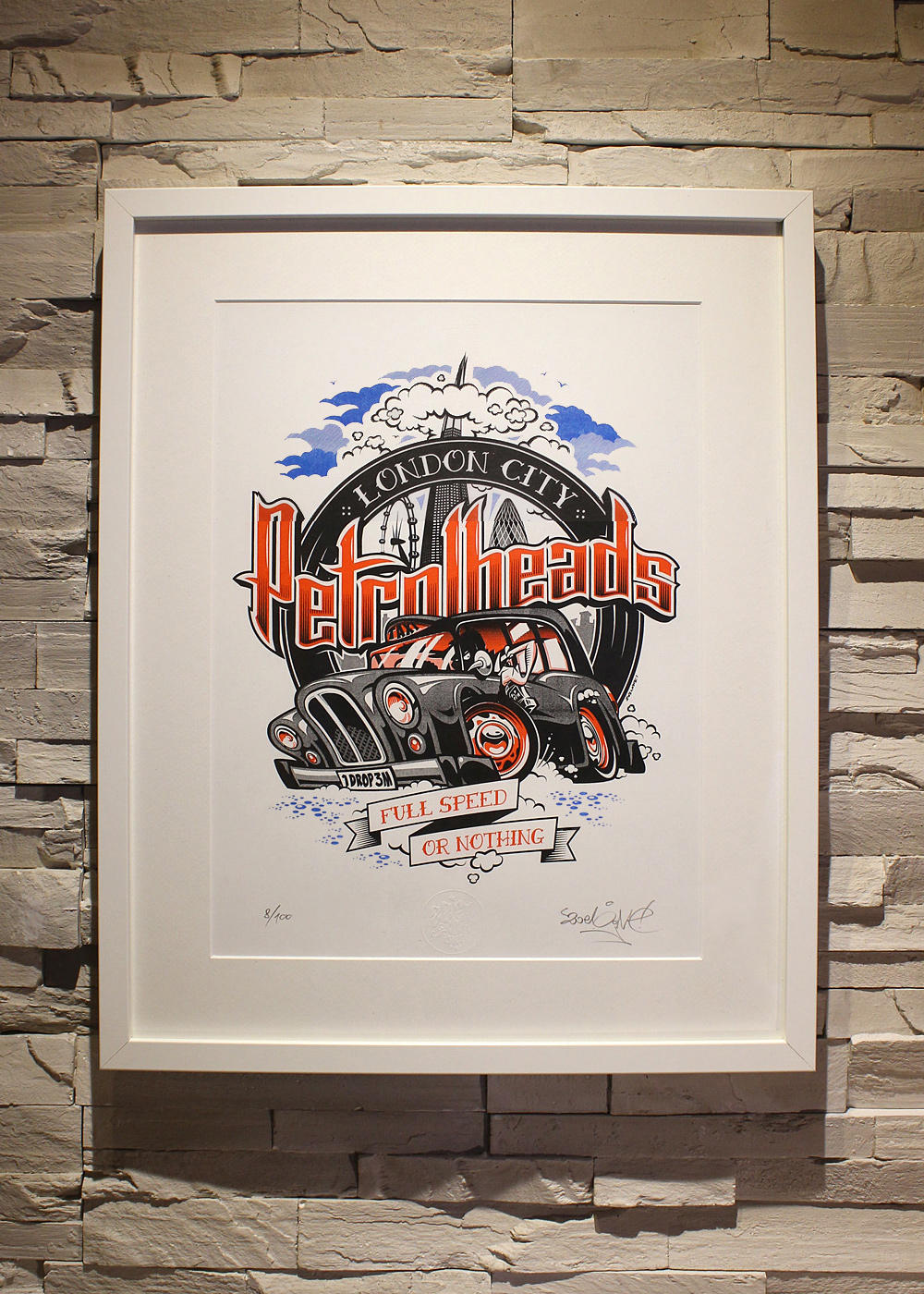 ZoelOne Riso print - London City PetrolHeads by ZoelOner