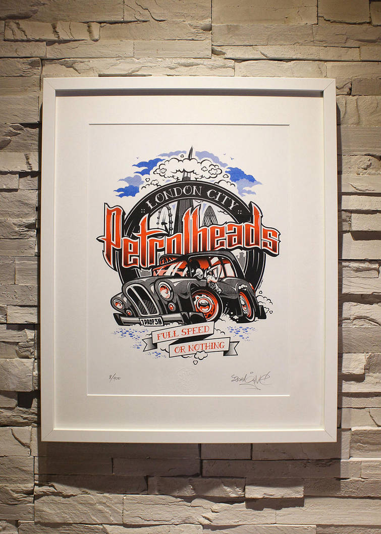ZoelOne Riso print - London City PetrolHeads by ZoelOner