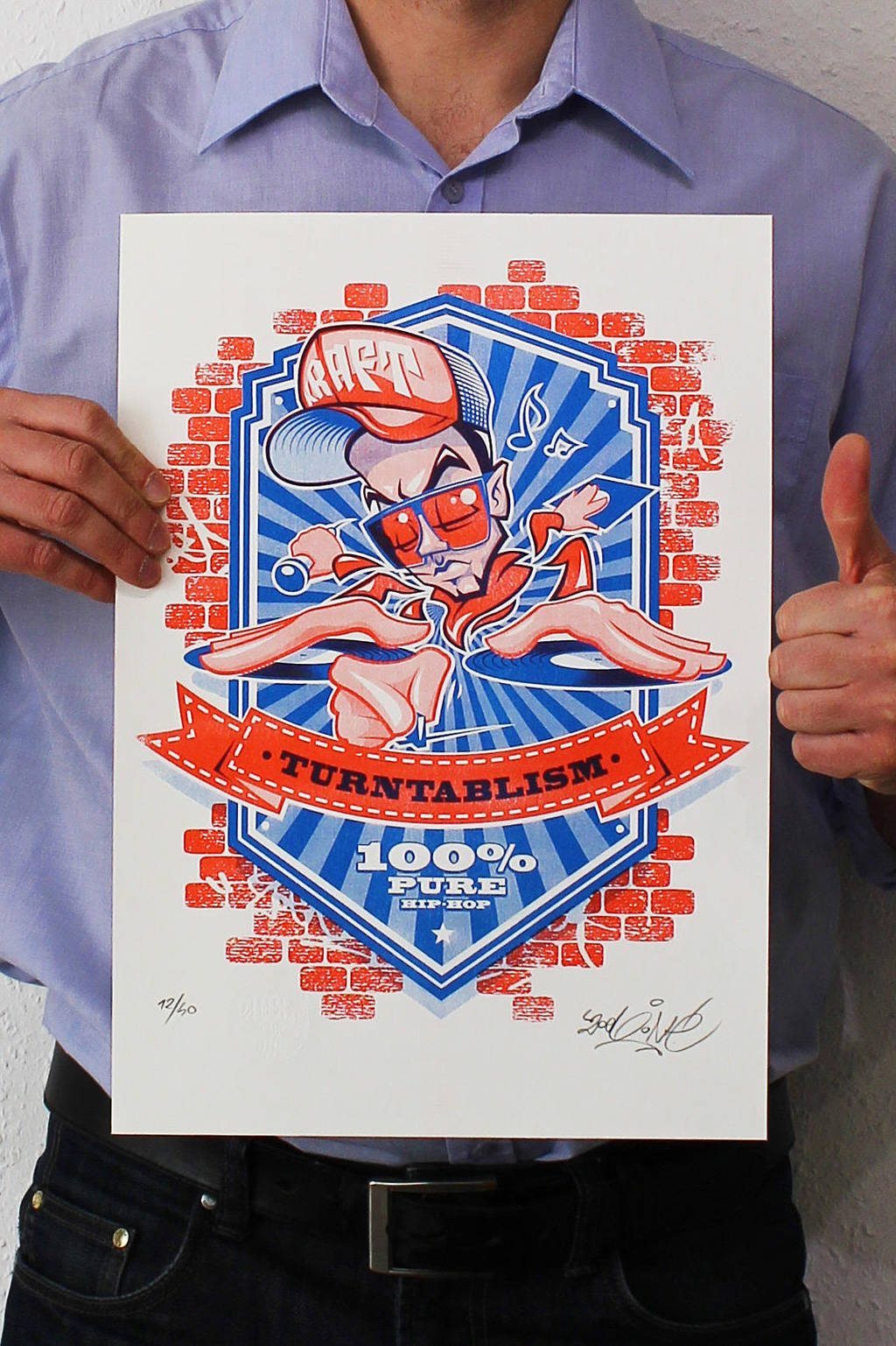ZoelOne limited edition Riso print - The Kraft by ZoelOner