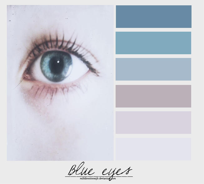 Blue eyes. {Palette} by MiliDirectionerJB