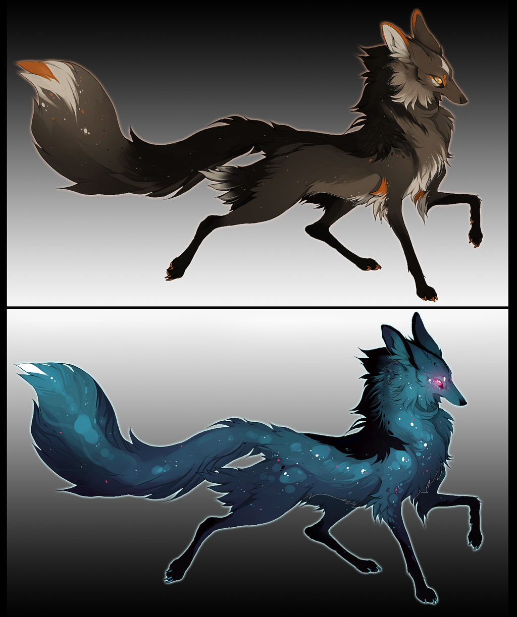 Freckle Foxes set 1 - OPEN - by foxchirps