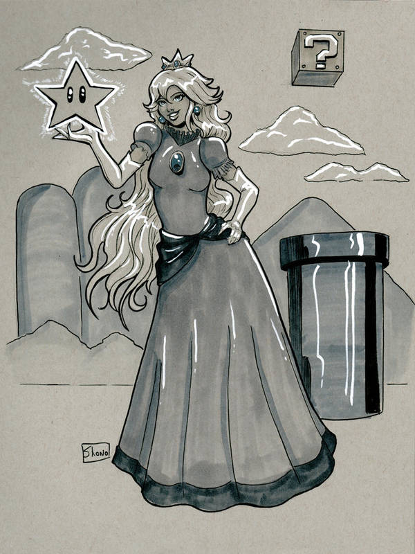 Princess Peach original art by Shono on DeviantArt