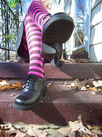 Pink Tights by der-finn