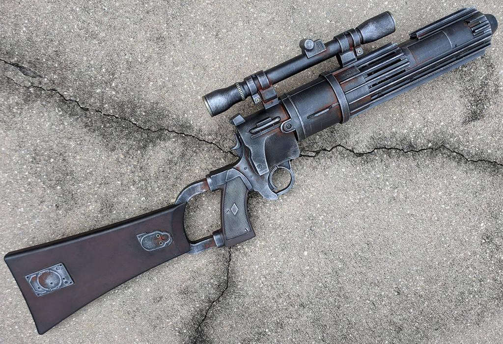 Boba Fett Blaster Rifle Star Wars Cosplay Prop by firebladecomics