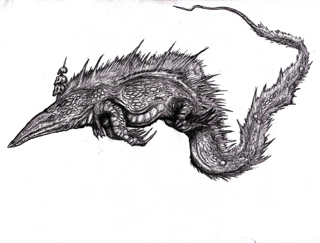 Lovecraft - Bokrug, the Great Water-Lizard by KingOvRats