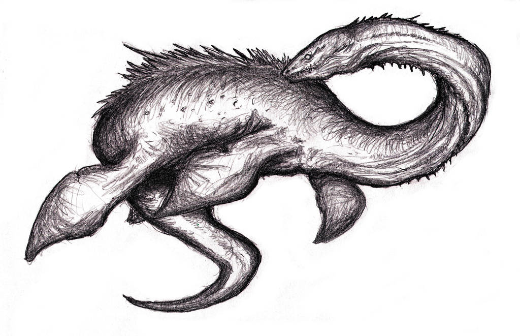 Loch Ness Monster, Plesiosaur Creature IV by KingOvRats on ...