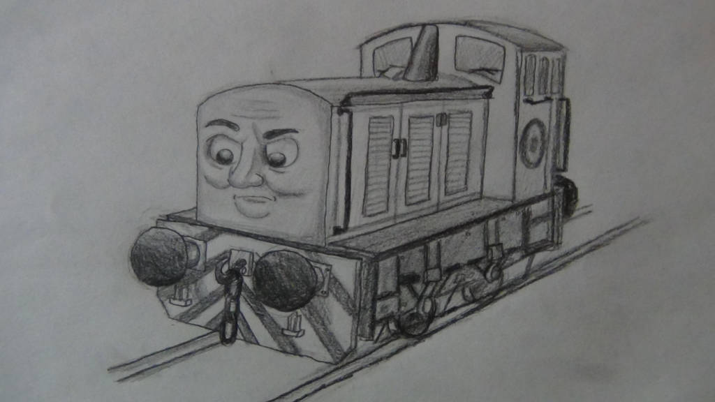 Dart the Diesel Works Diesel by Calebtrain