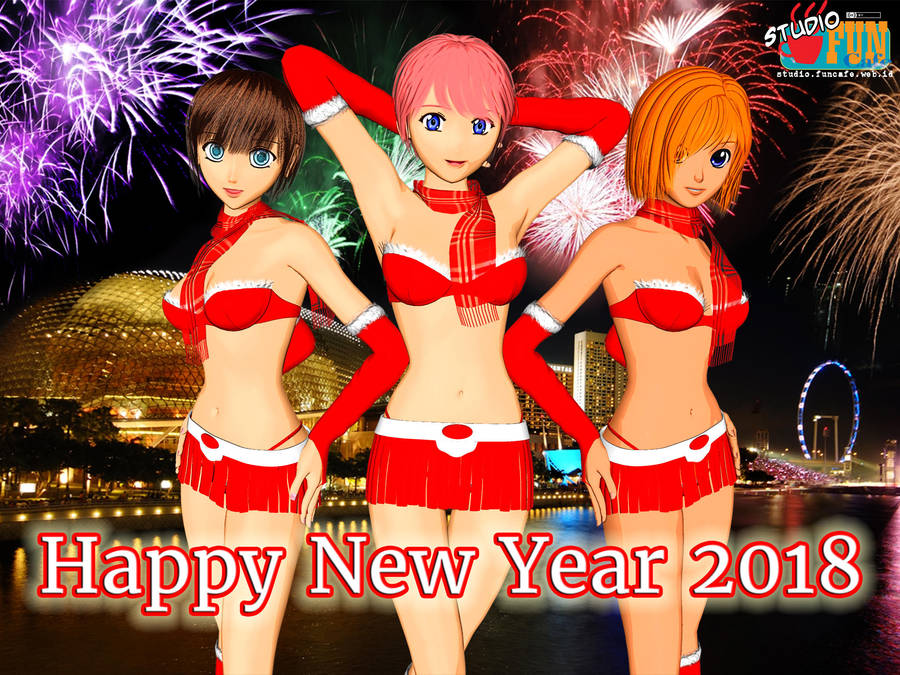 New Year 2018 by Buaya-kun