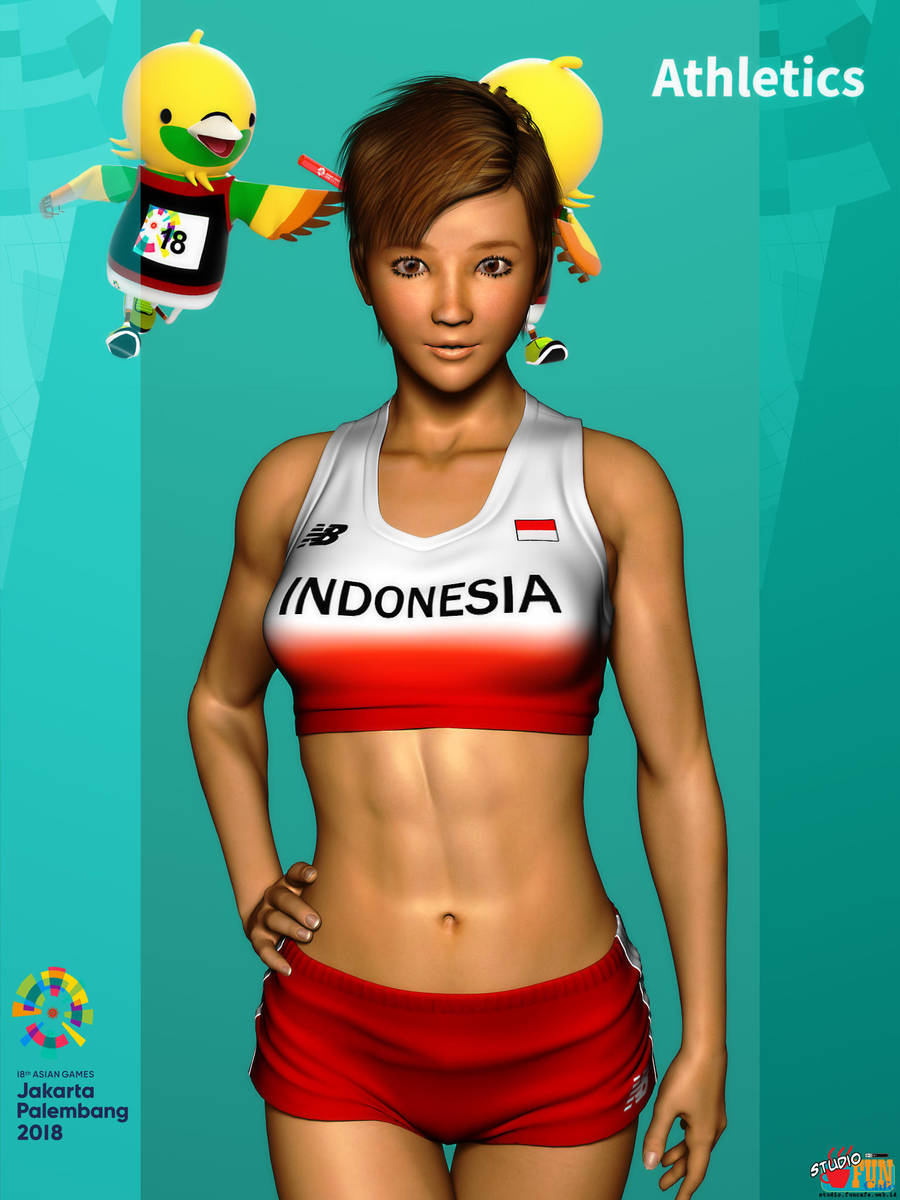 Asian Games 2018: Athletics by Buaya-kun