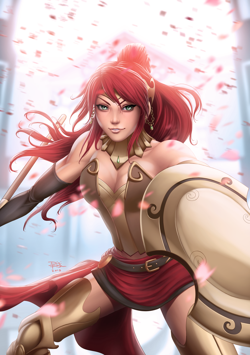 Pyrrha Nikos (RWBY) by DigiFlohw